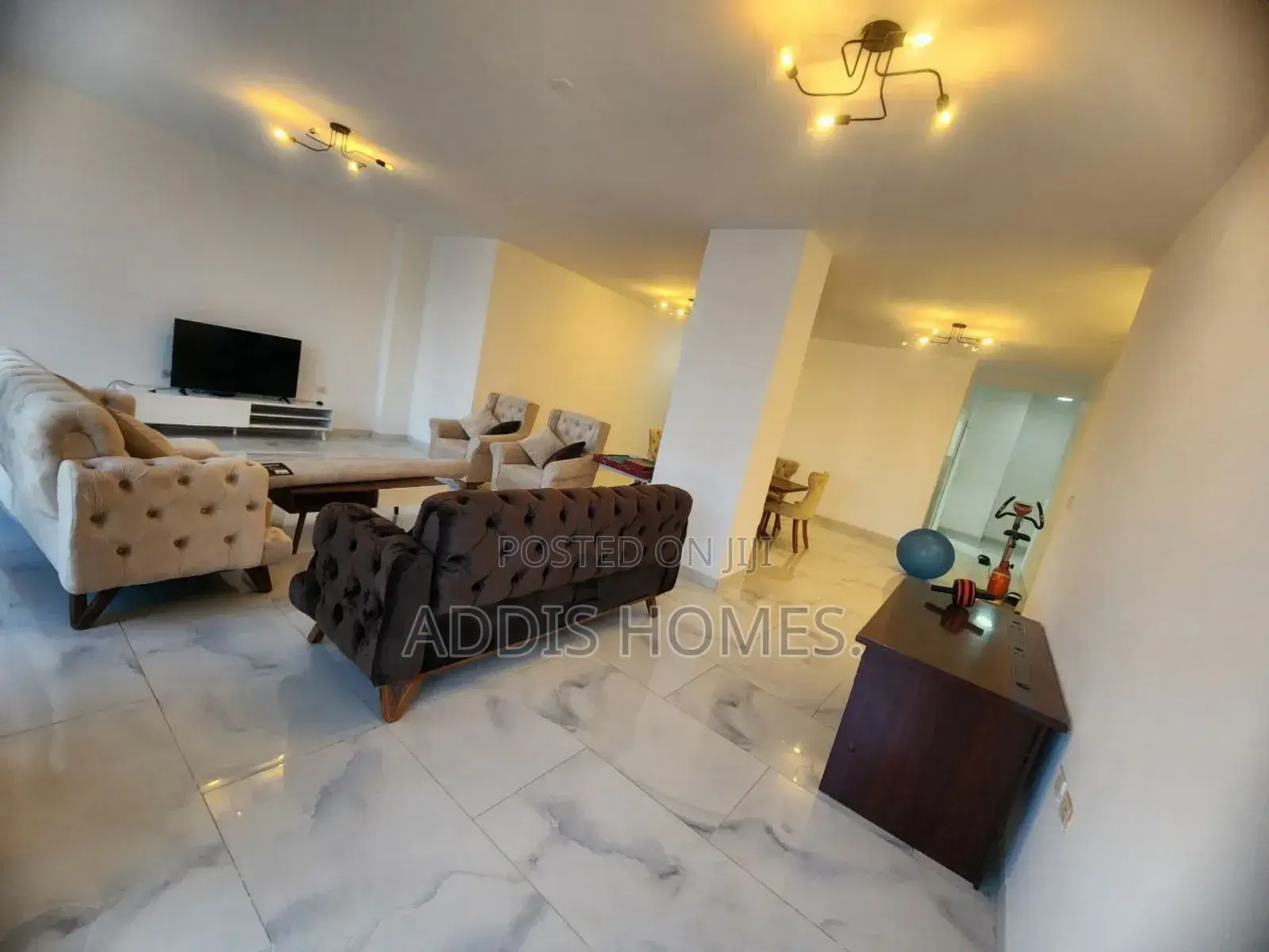 Furnished 3bdrm Apartment in Bole for rent