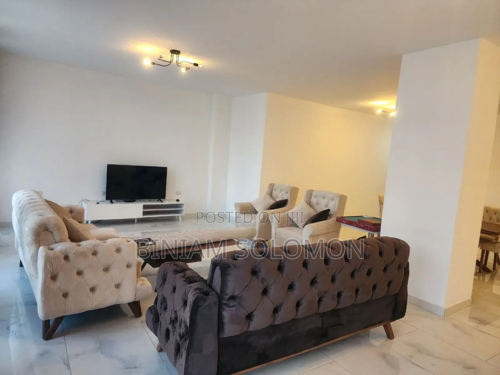 Furnished 3bdrm Apartment in Bole for rent