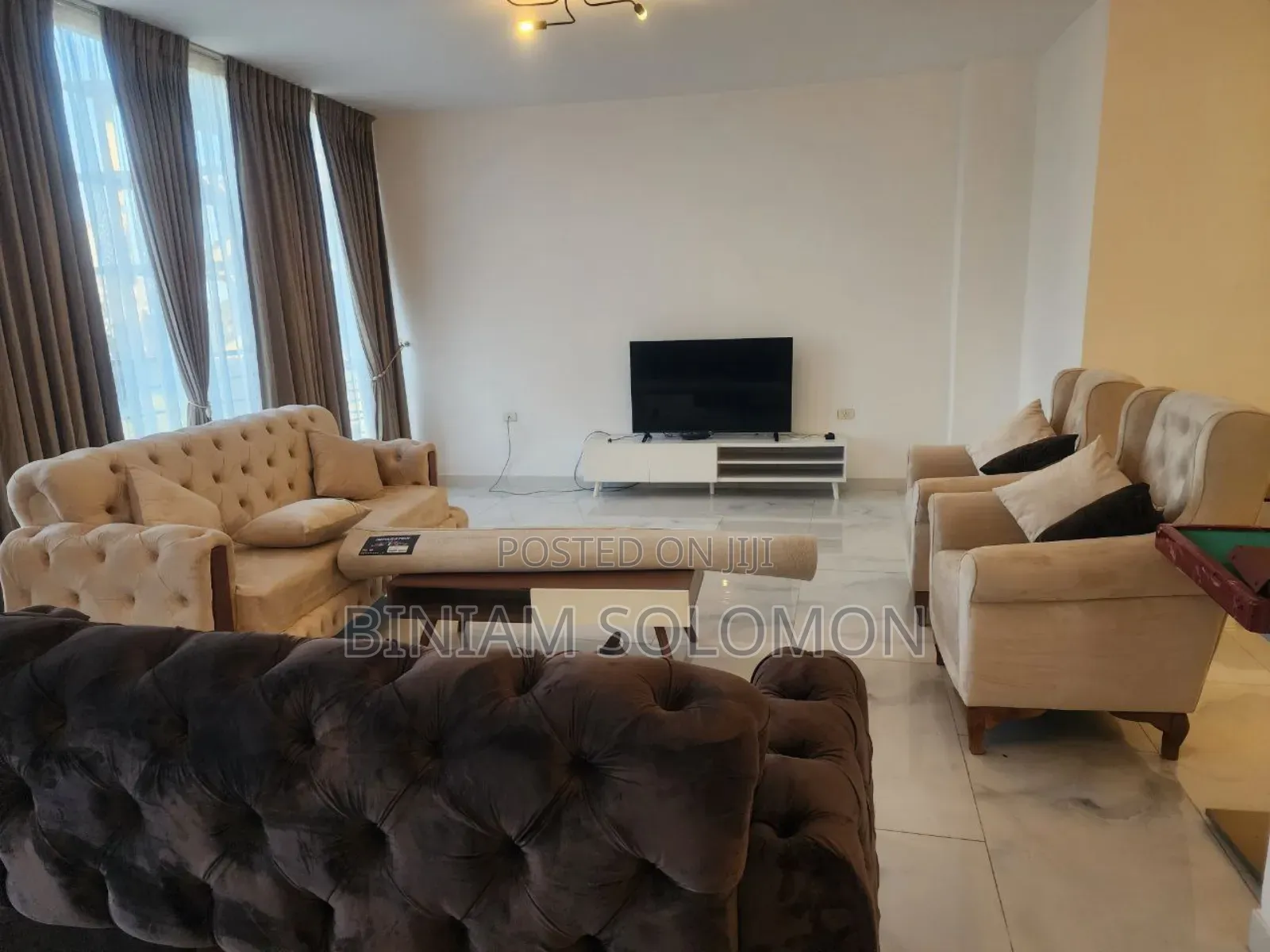 Furnished 3bdrm Apartment in Bole for rent