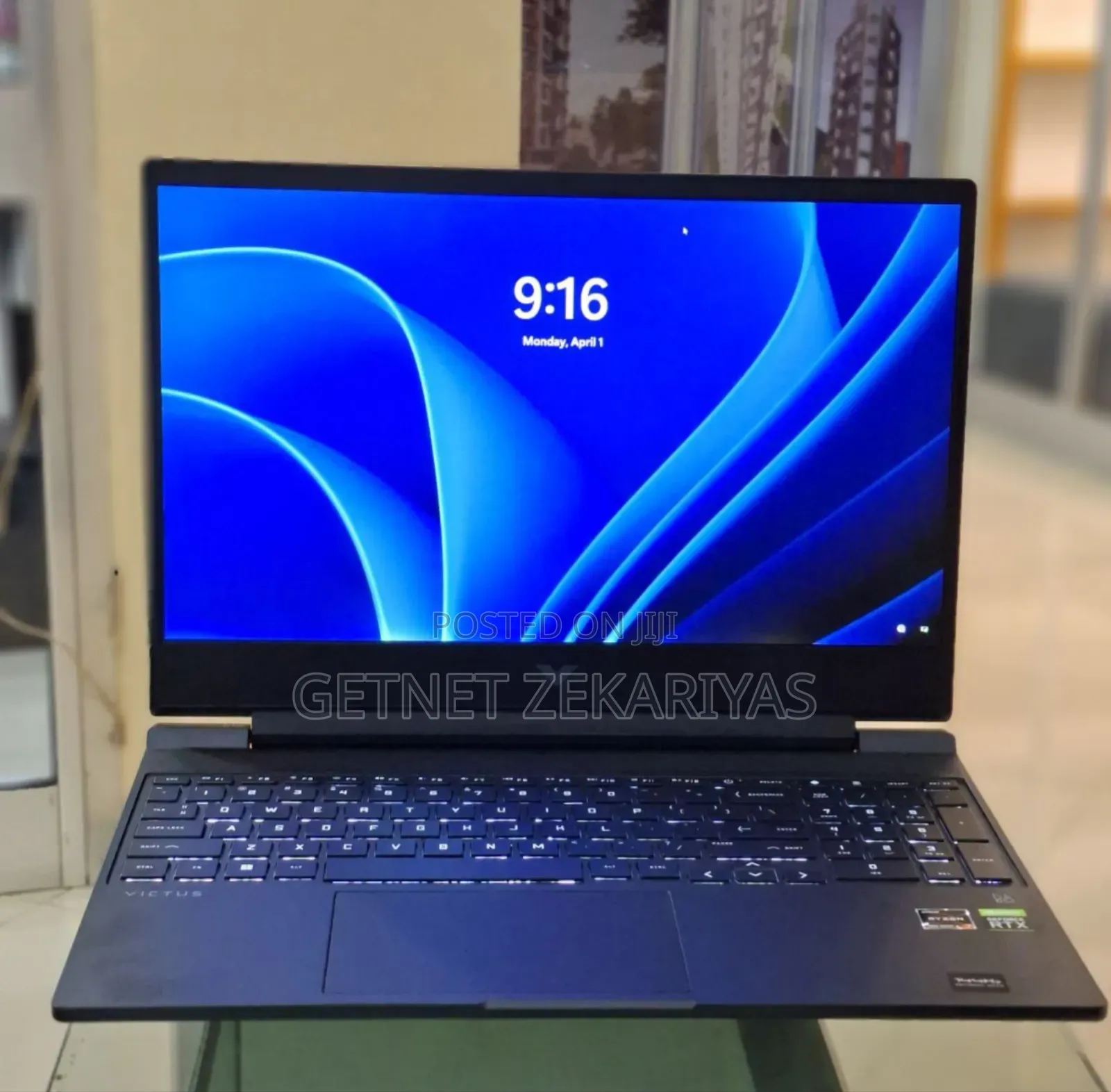 New Laptop HP Victus 16 16GB AMD Ryzen 7 SSD 512GB