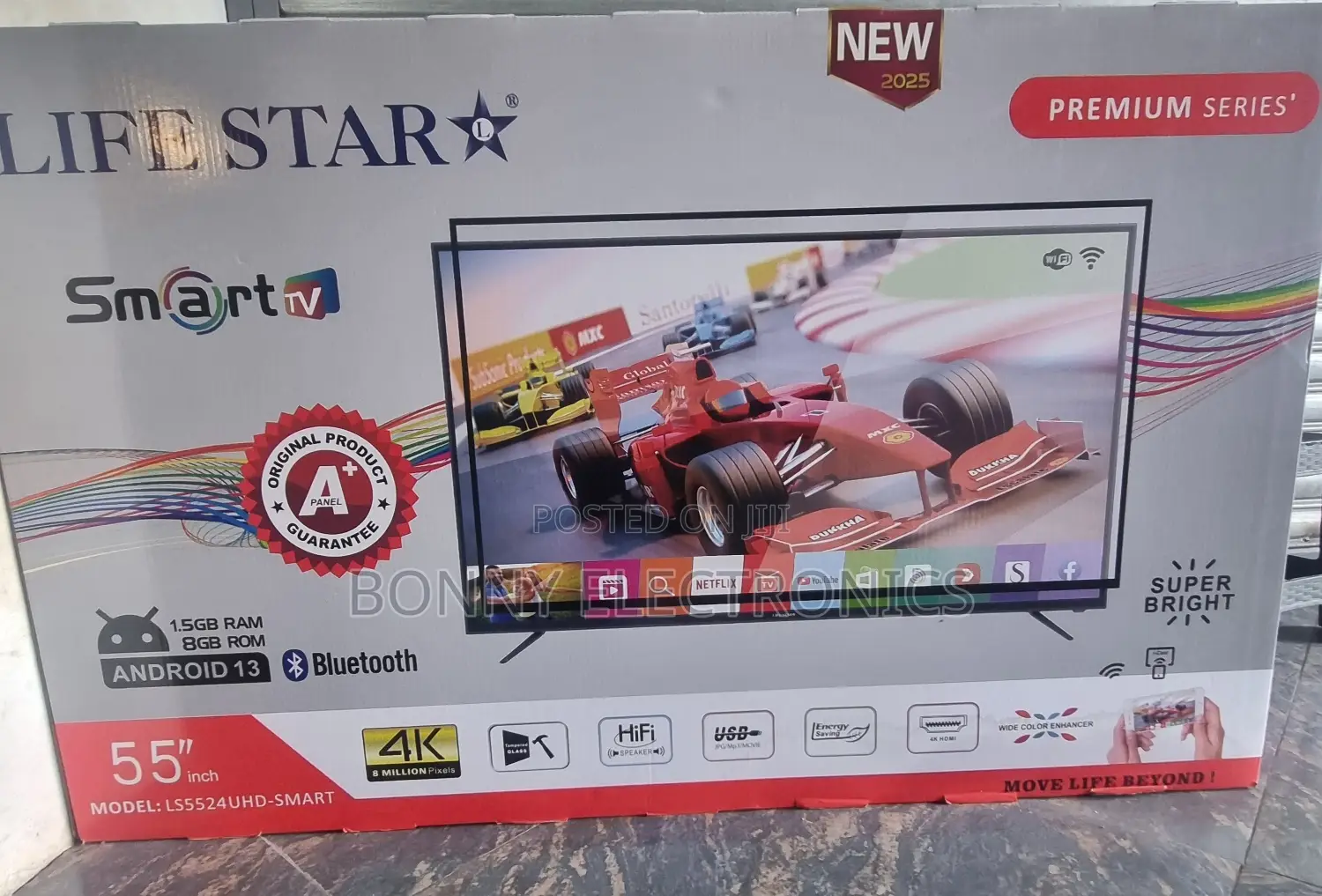 Life Star Smart Tv - Stunning Display 55"