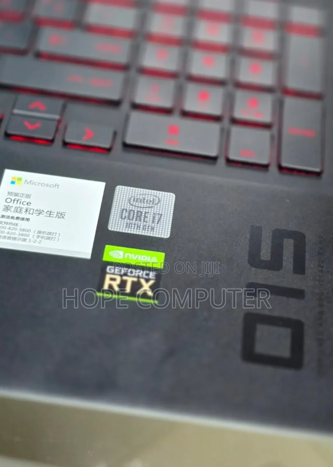 New Laptop HP Omen 15 16GB Intel Core I7 SSD 512GB