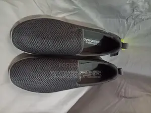 Photo - Mens Skechers Goga-Max Go-Walk Charcoal Uk6.5/Eu40 Slip-Ons