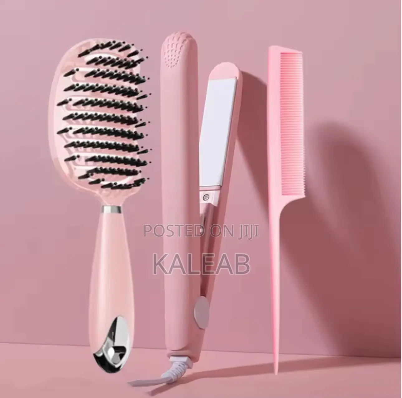 Pink Ceramic Flat Iron Hair Straightener