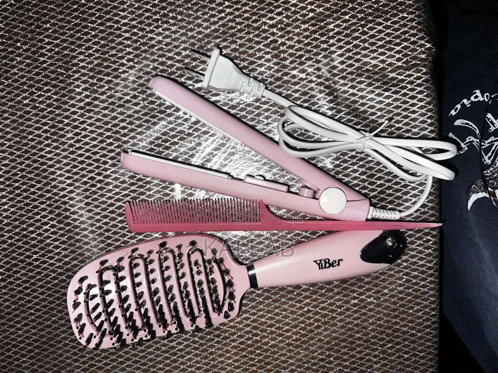 Pink Ceramic Flat Iron Hair Straightener