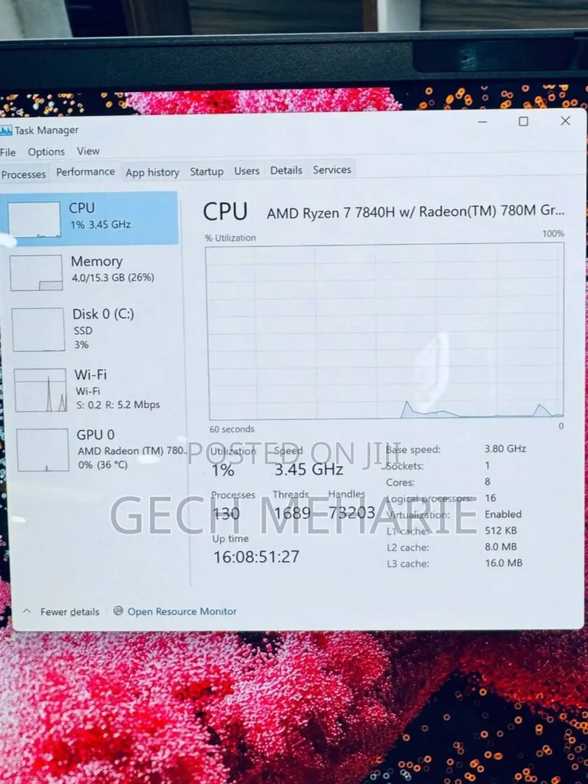 New Laptop HP Pavilion 15 32GB AMD Ryzen 7 SSD 1T