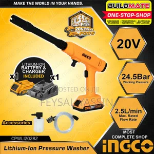 Photo - Ineco Lithium -Ion Pressure Washer 20v