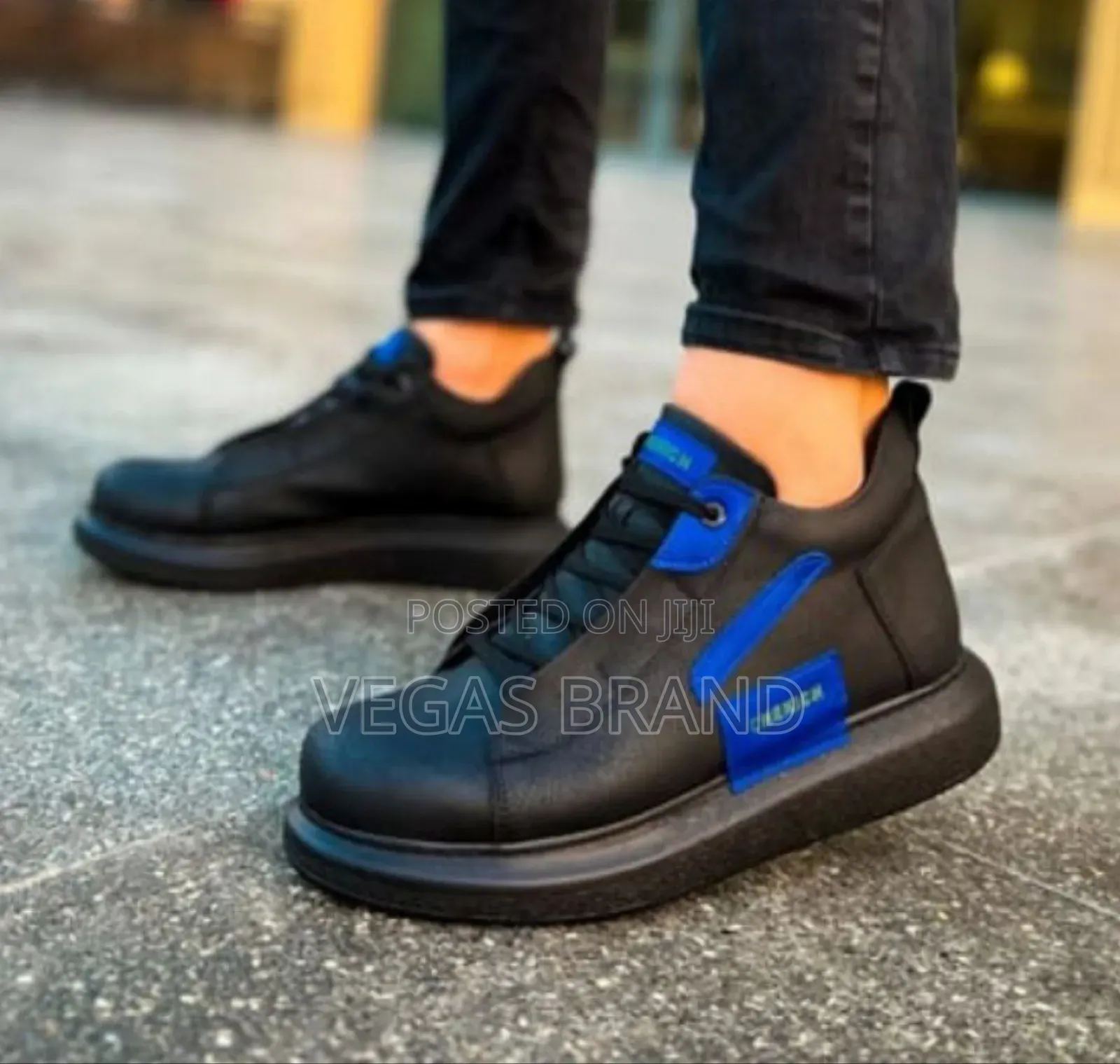 Chekich Men's Black by Blue Master Quality Shoes