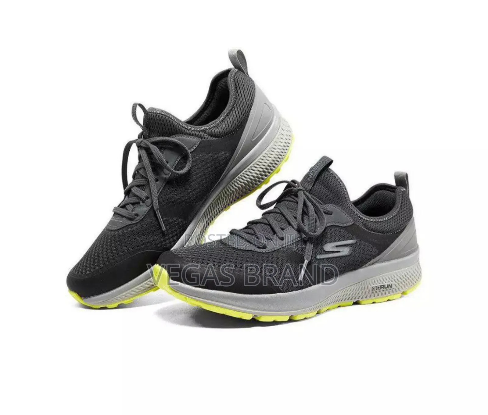Sketchers Go Run Consistent Light Gray Master Quality Shoes