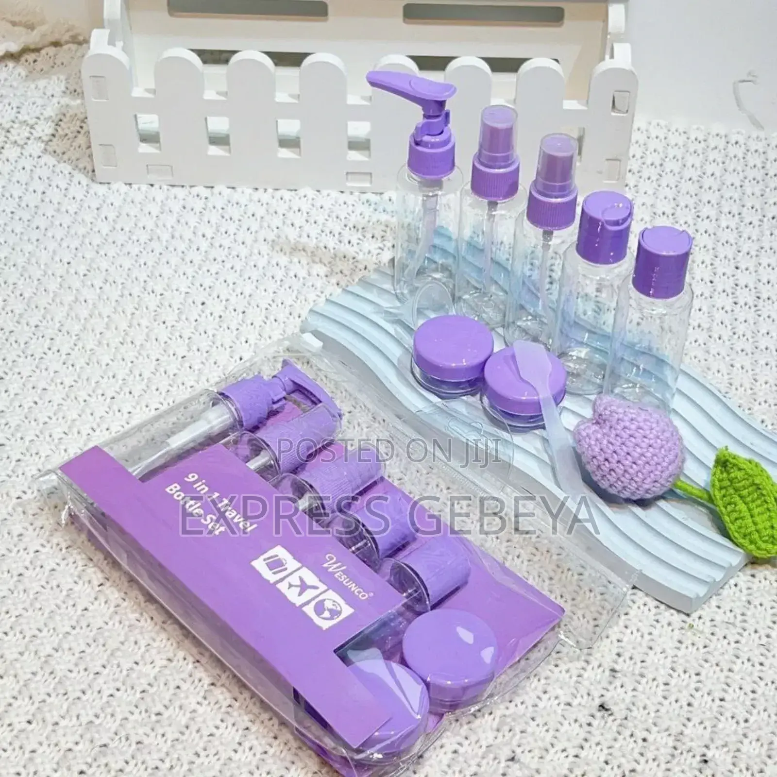 Refillable Travel Bottle Set Dispensing Spray