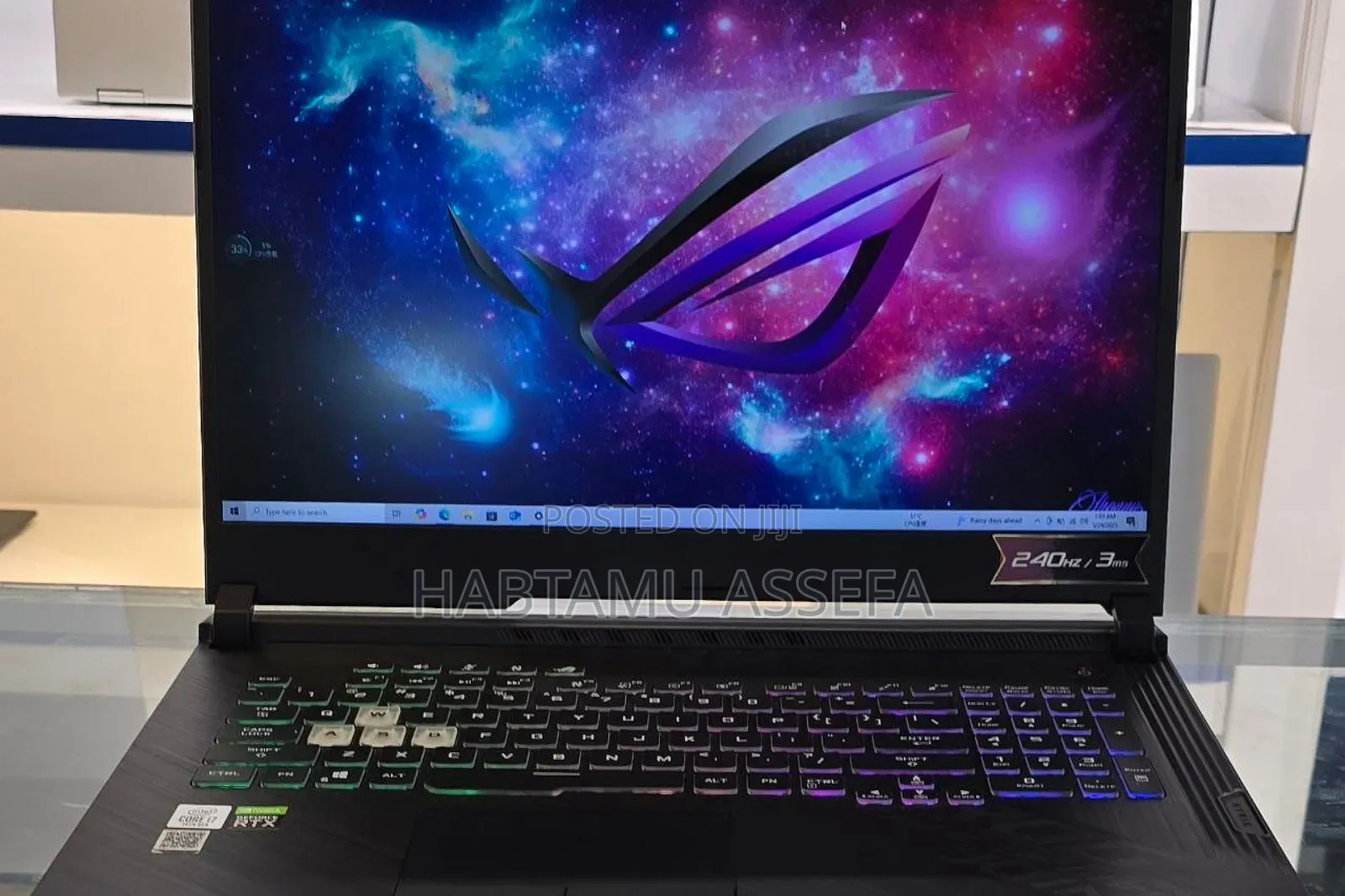 New Laptop Asus ROG Strix G15 16GB Intel Core I7 SSD 1T