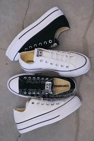Photo - Converse All Star High Master Quality Lather Smooth Flat Sho