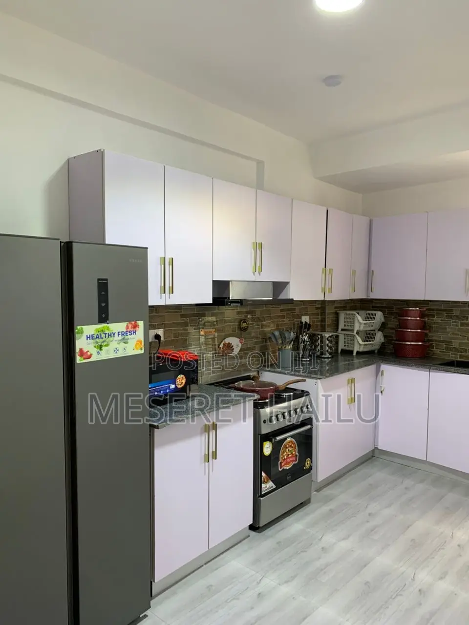 Furnished 3bdrm Apartment in Megenaga, Bole for rent
