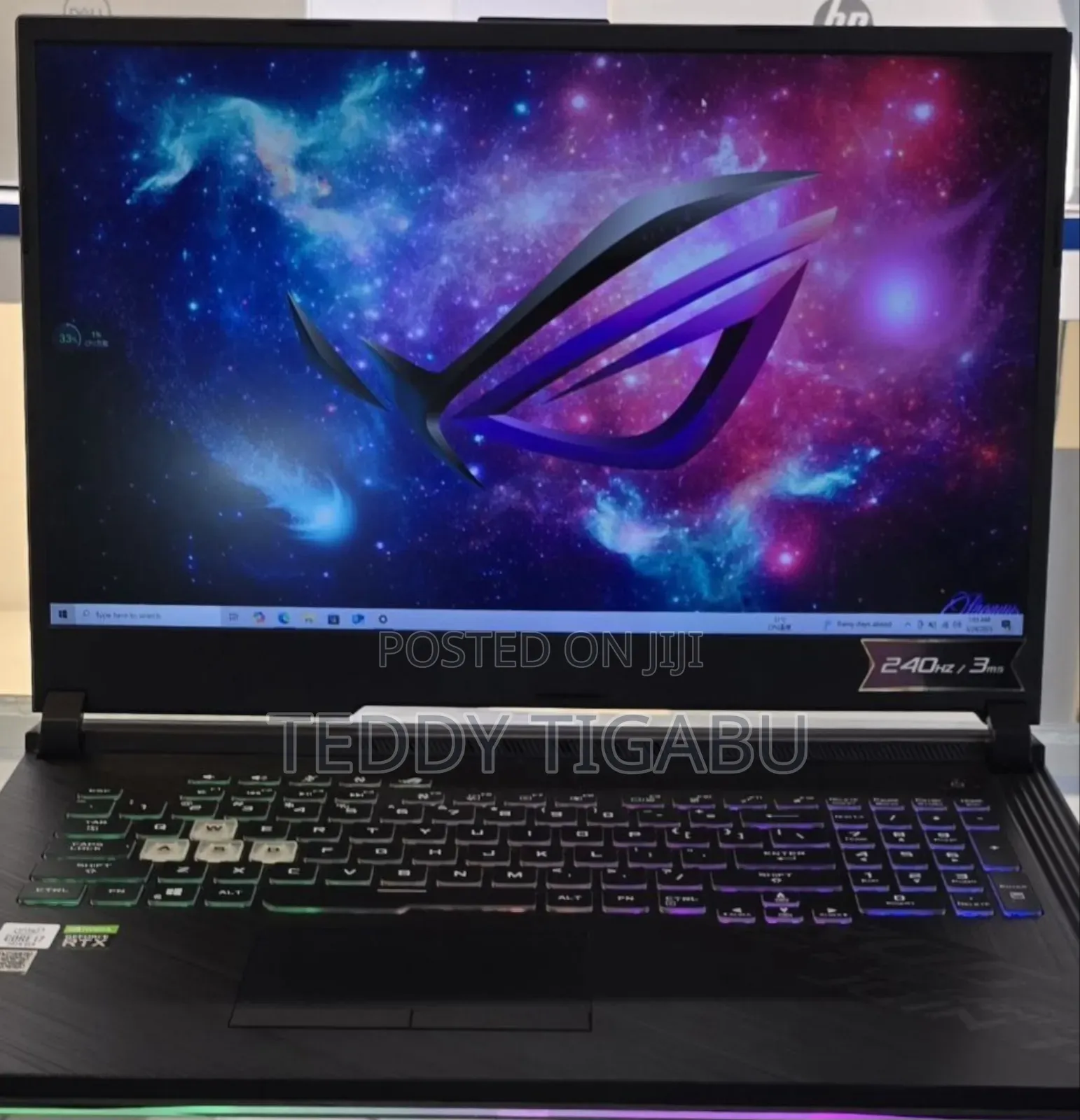New Laptop Asus ROG Strix G15 16GB Intel Core I7 SSD 1T