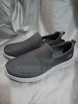 Mens Skechers Goga-Max Go-Walk Charcoal Uk6.5/Eu40 Slip-Ons