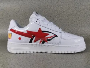 Bape Star White Master Quality Smooth Shoes for You