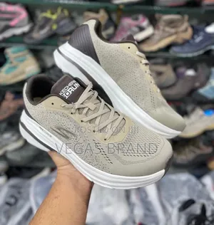 Sketchers Max Cushioning Silver Master Quality Shoes