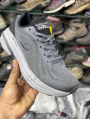 Photo - Sketchers Max Cushioning Gray Master Quality Shoes