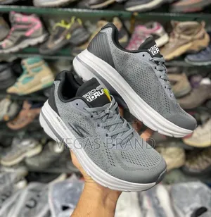 Sketchers Max Cushioning Gray Master Quality Shoes