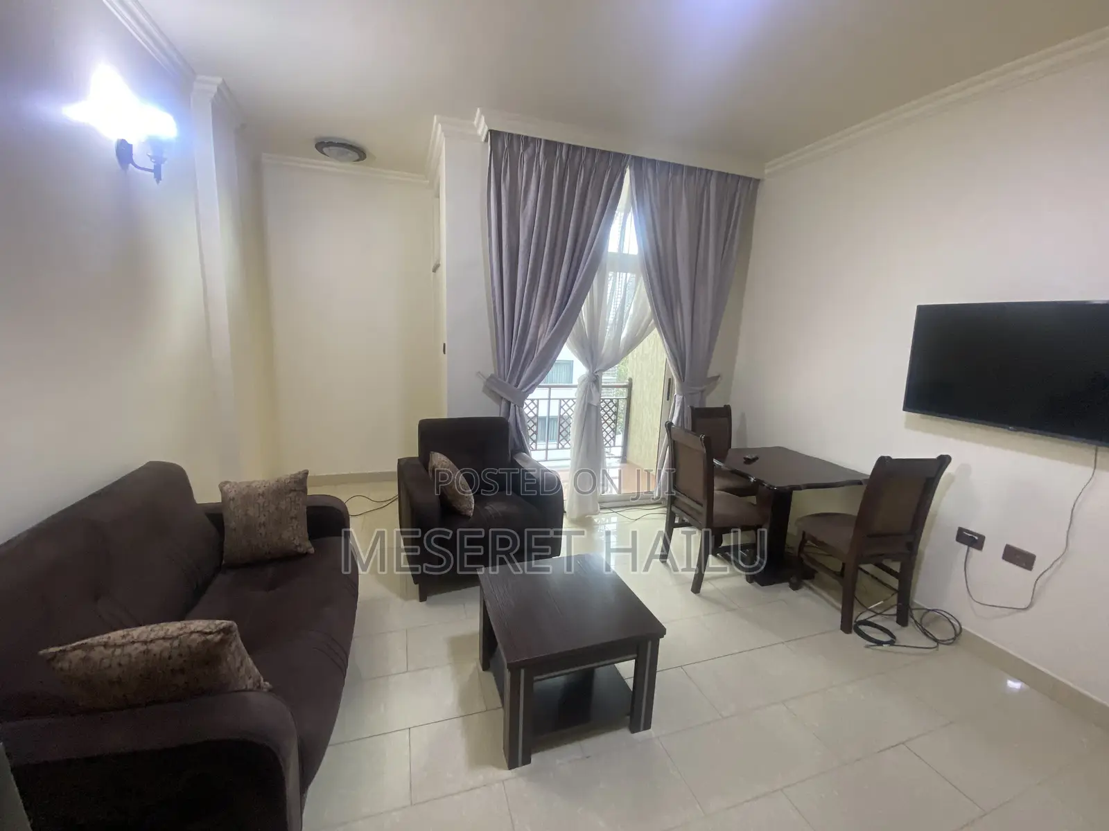 Furnished 1bdrm Apartment in Bole for rent