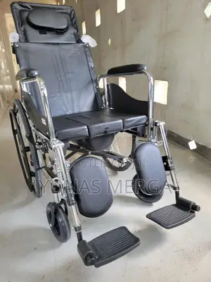 Toilet Wheelchair嗓٤reclining Back,٧attendant/Hand Brakes