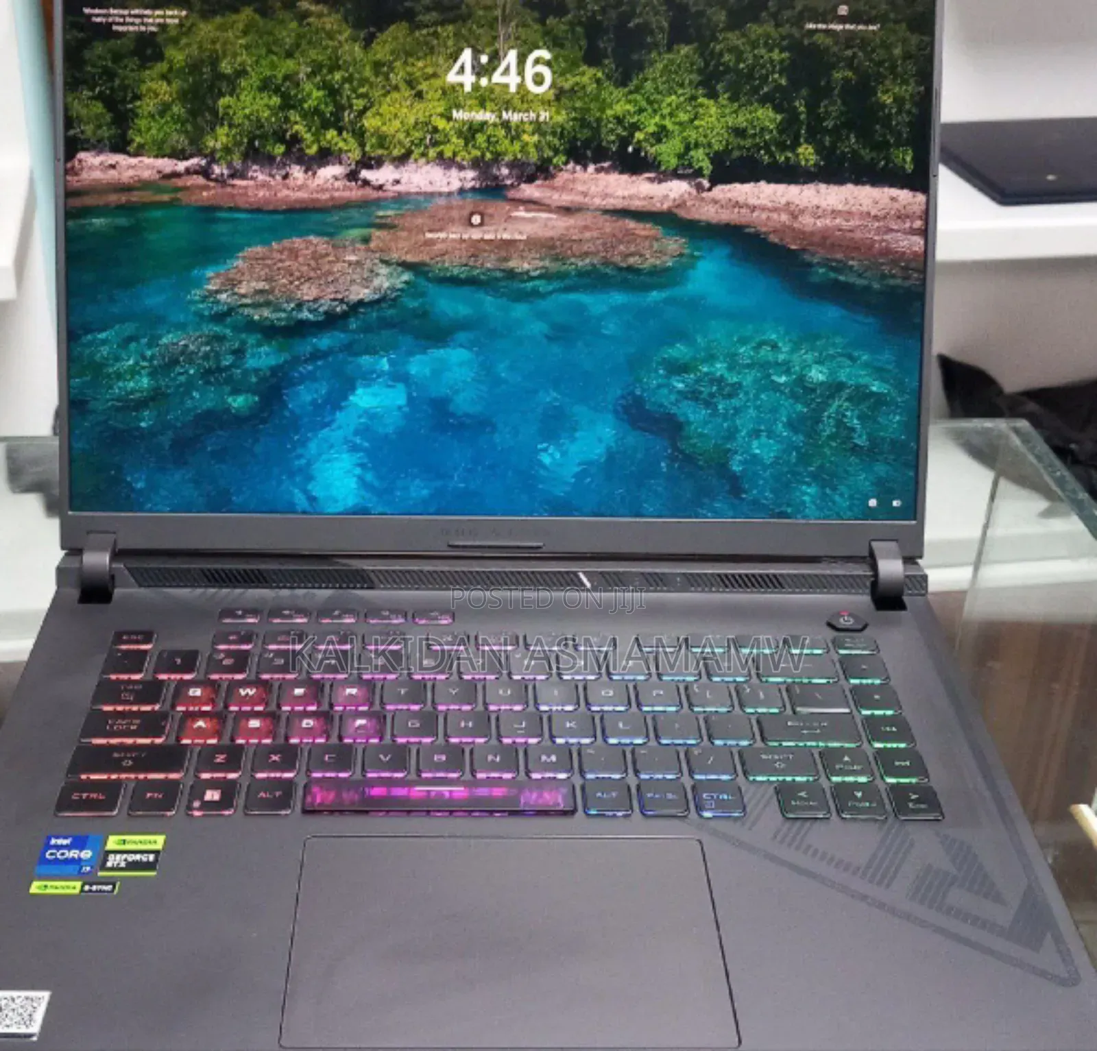 New Laptop Asus ROG Strix G15 16GB Intel Core I7 SSD 1T