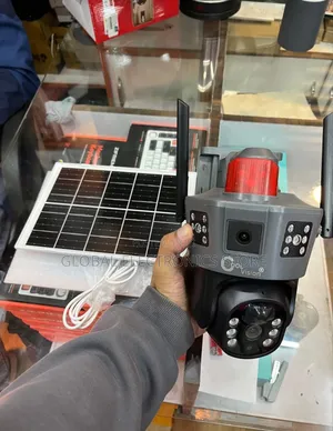 Photo - Dual Camera Solar የሆነ ሲም ካርድ ሚቀበልበ ቻርጅ ሚሰራ Security Camera