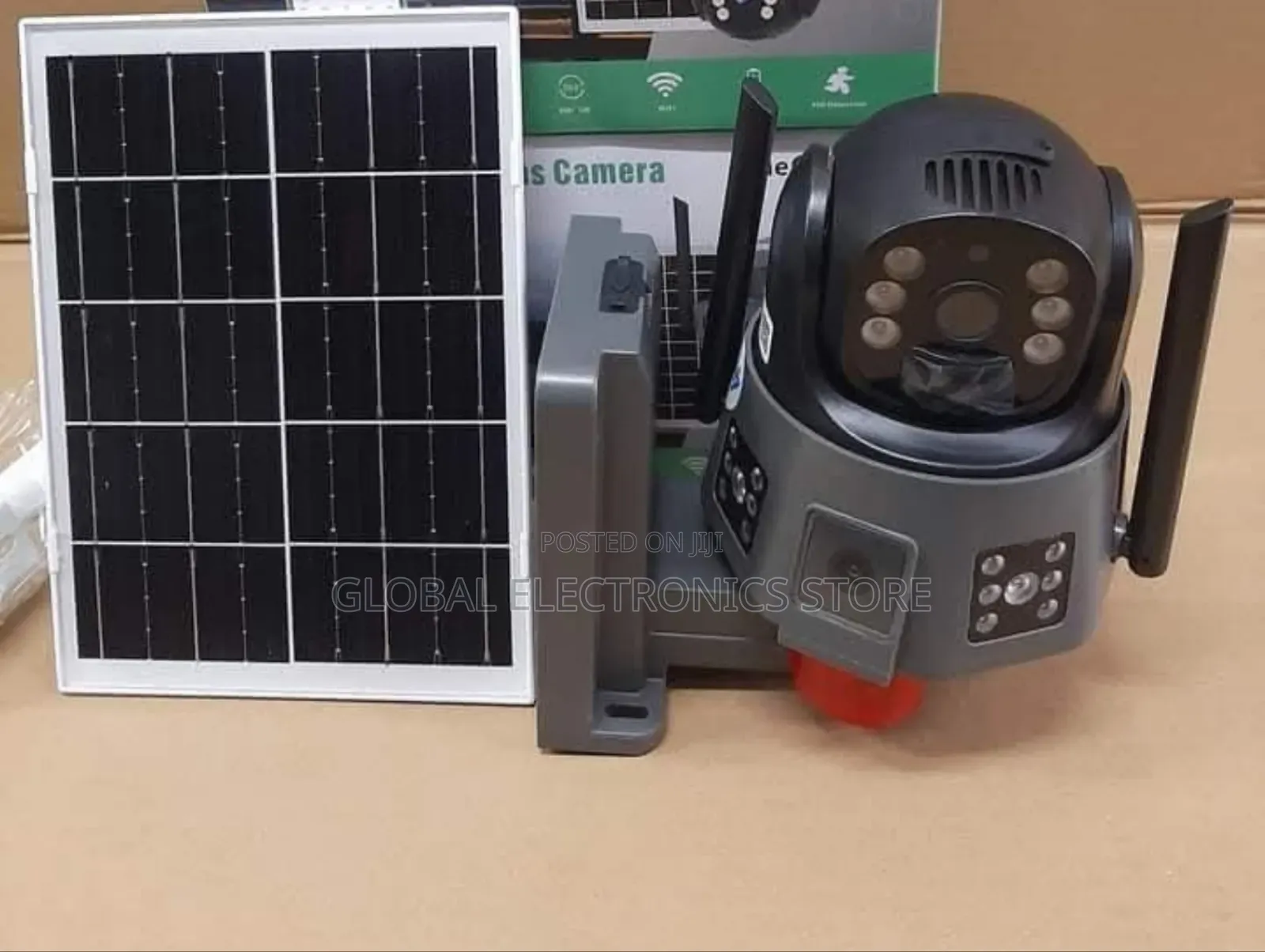 Dual Camera Solar የሆነ ሲም ካርድ ሚቀበልበ ቻርጅ ሚሰራ Security Camera