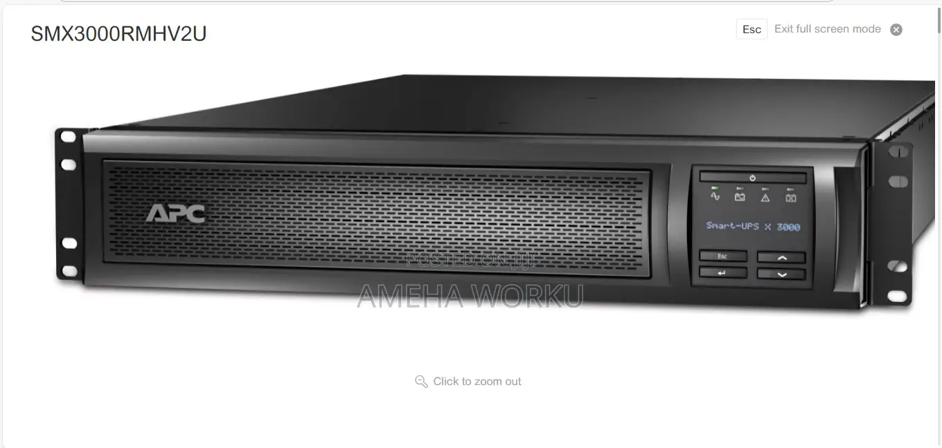 Apc 3000va Rack Mountable