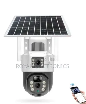 Sim Card Support Dual Lens Camera With Solar Panel