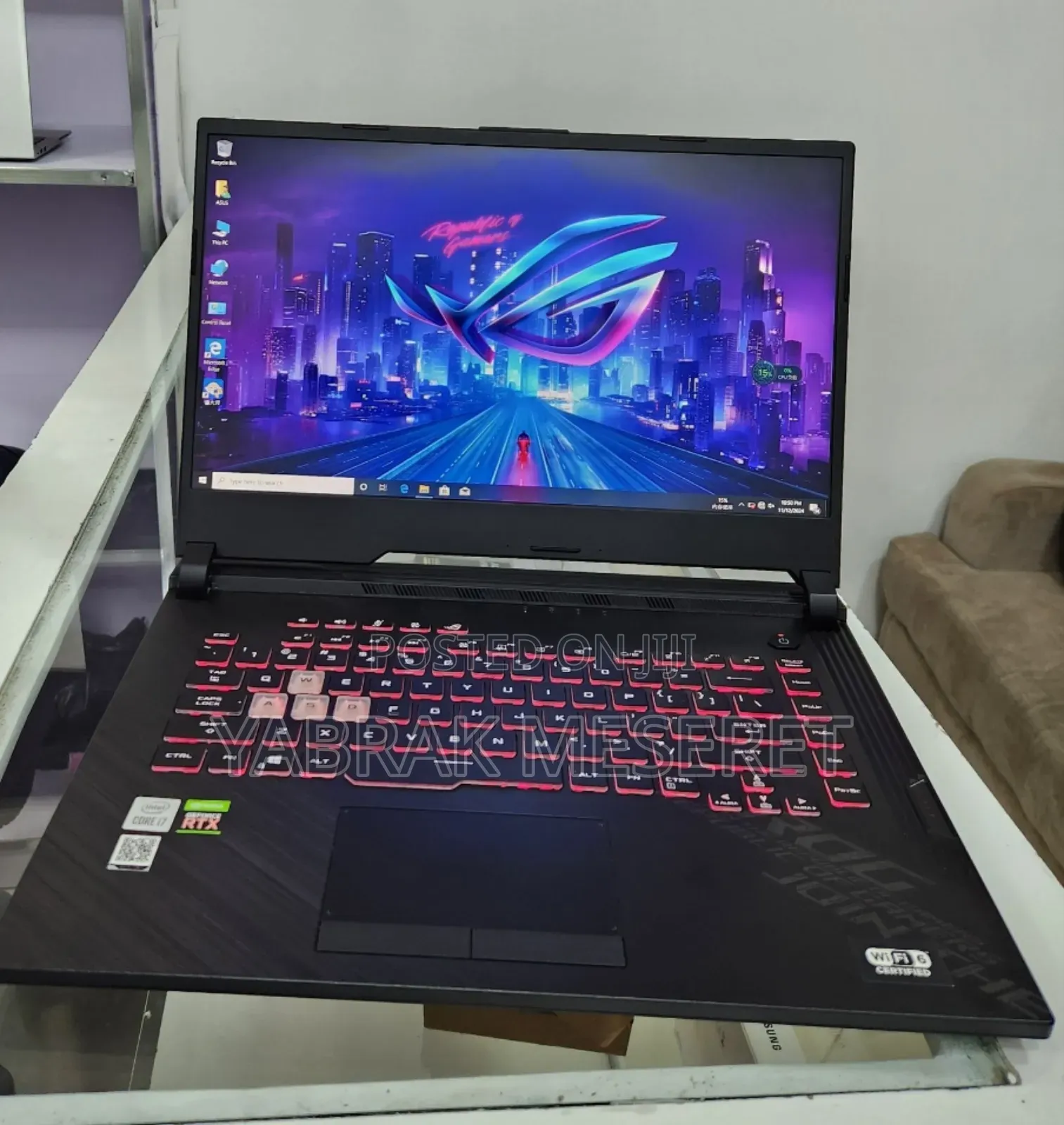 New Laptop Asus ROG Strix G15 16GB Intel Core I7 SSD 512GB