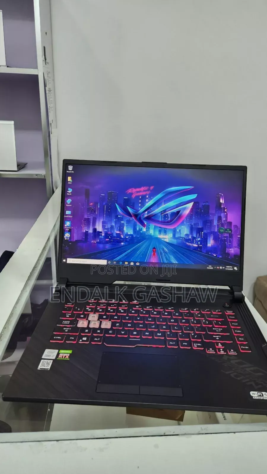New Laptop Asus ROG Strix G15 16GB Intel Core I7 SSD 512GB