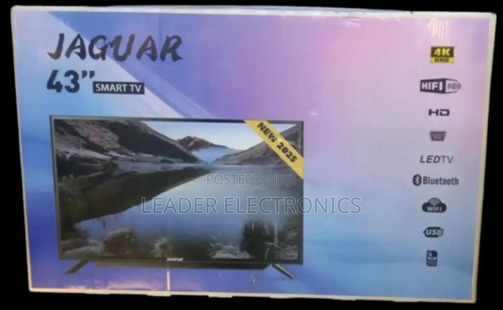 Jaguar Tv 43" Smart Android Tv New 2025