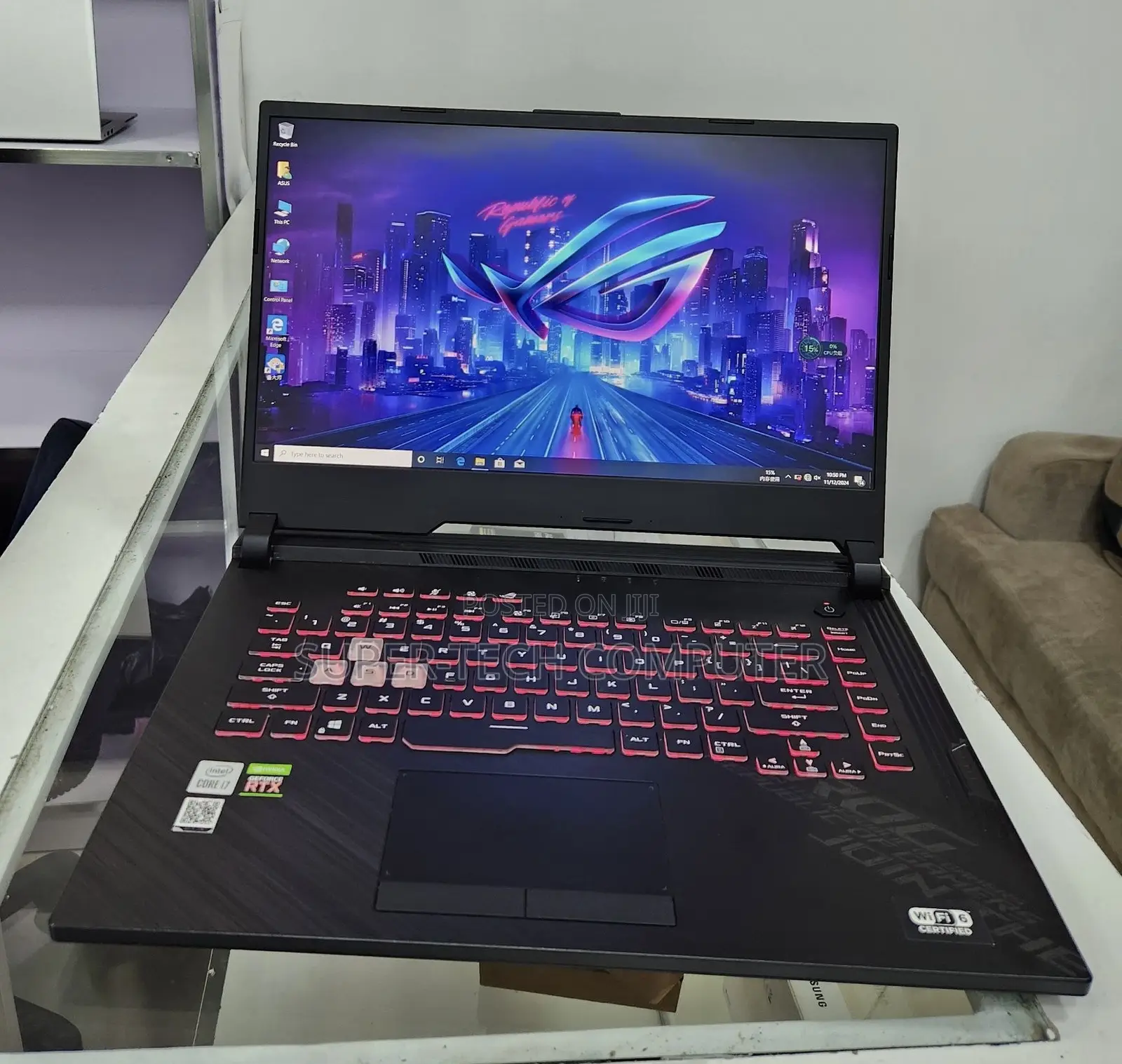 New Laptop Asus ROG Strix G15 16GB Intel Core I7 SSD 512GB