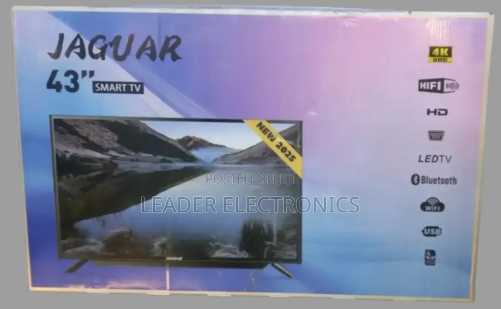 Jaguar Tv 43" Smart Android Tv New 2025