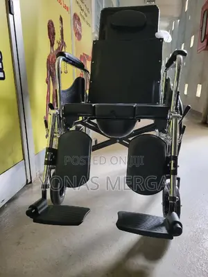 Photo - Portable Wheelchair With Running Brakes፸ظtoilet Wheelchair