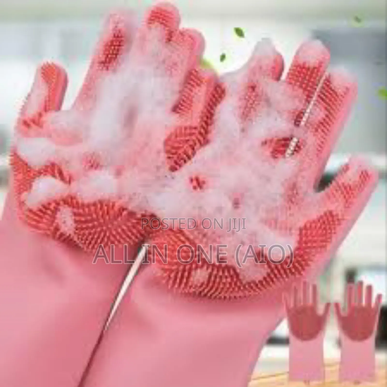  2pcs Silicone Dish Washing Glove