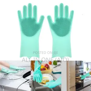  2pcs Silicone Dish Washing Glove