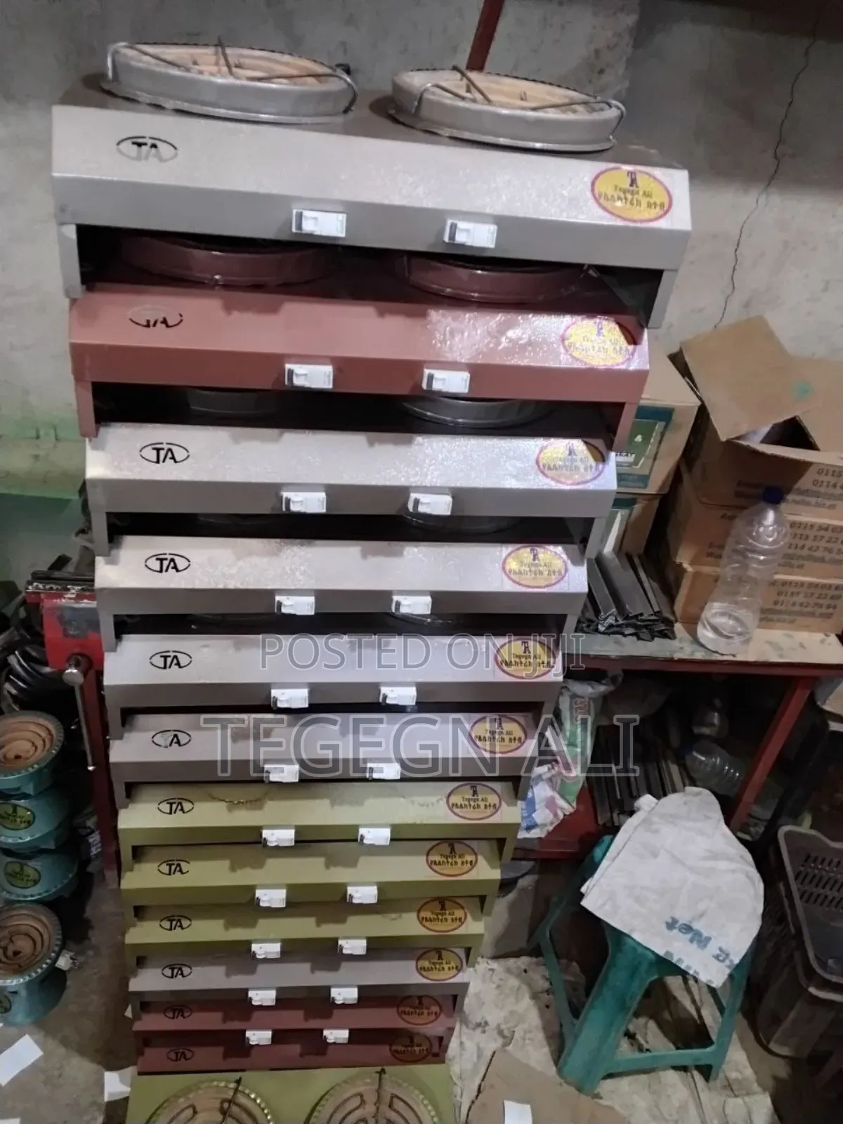 Double Stove/Local Made ባለ 2 የኤሌክትሪክ ምድጃ