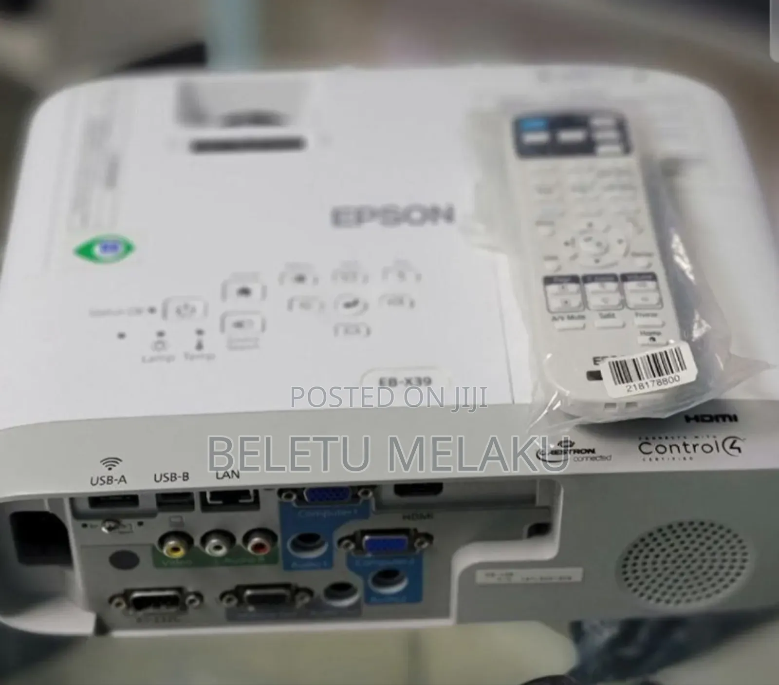 Epson Projector Has Remote Model Name: Eb-X39 Hardw