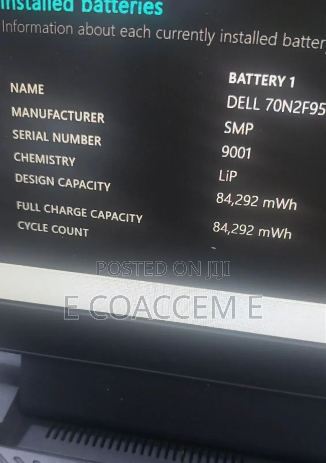 New Laptop Dell 16GB Intel Core I7 SSD 512GB