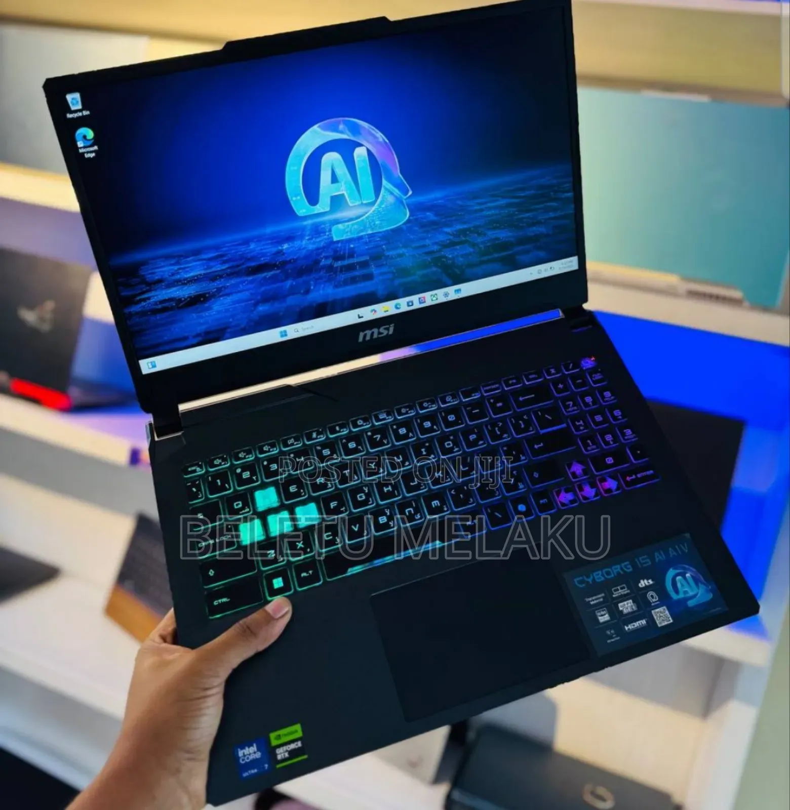 New Laptop MSI Cyborg 15 16GB Intel Core I7 SSD 512GB