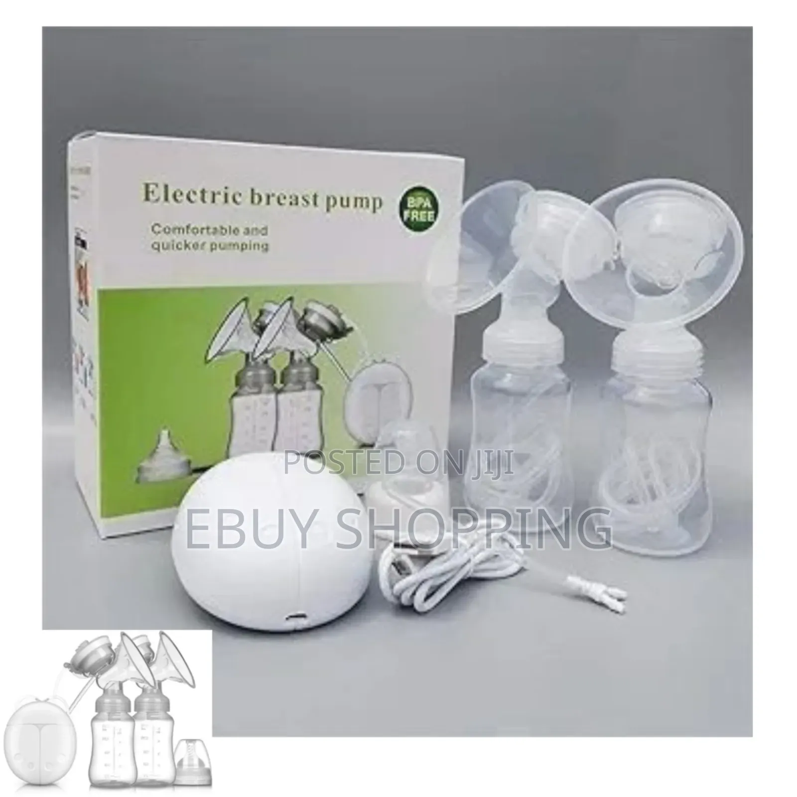Double Electric Breast Pump–Easy Assembly, Hygienic