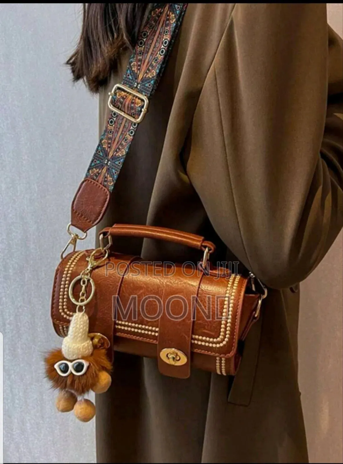 Vintage Cylindrical Handbag Bohemia Style