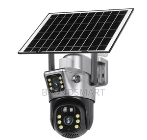 Dual Camera Solar የሆነ ሲም ካርድ ሚቀበልበ ቻርጅ ሚሰራ Security Camera