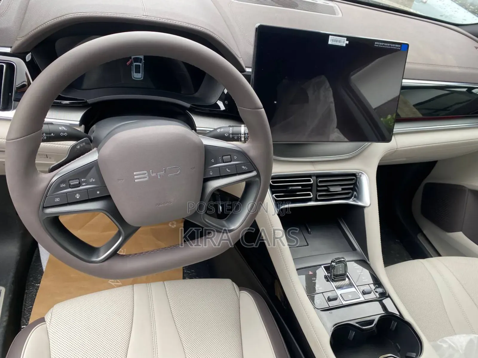 New BYD Song Plus 2025 Off white