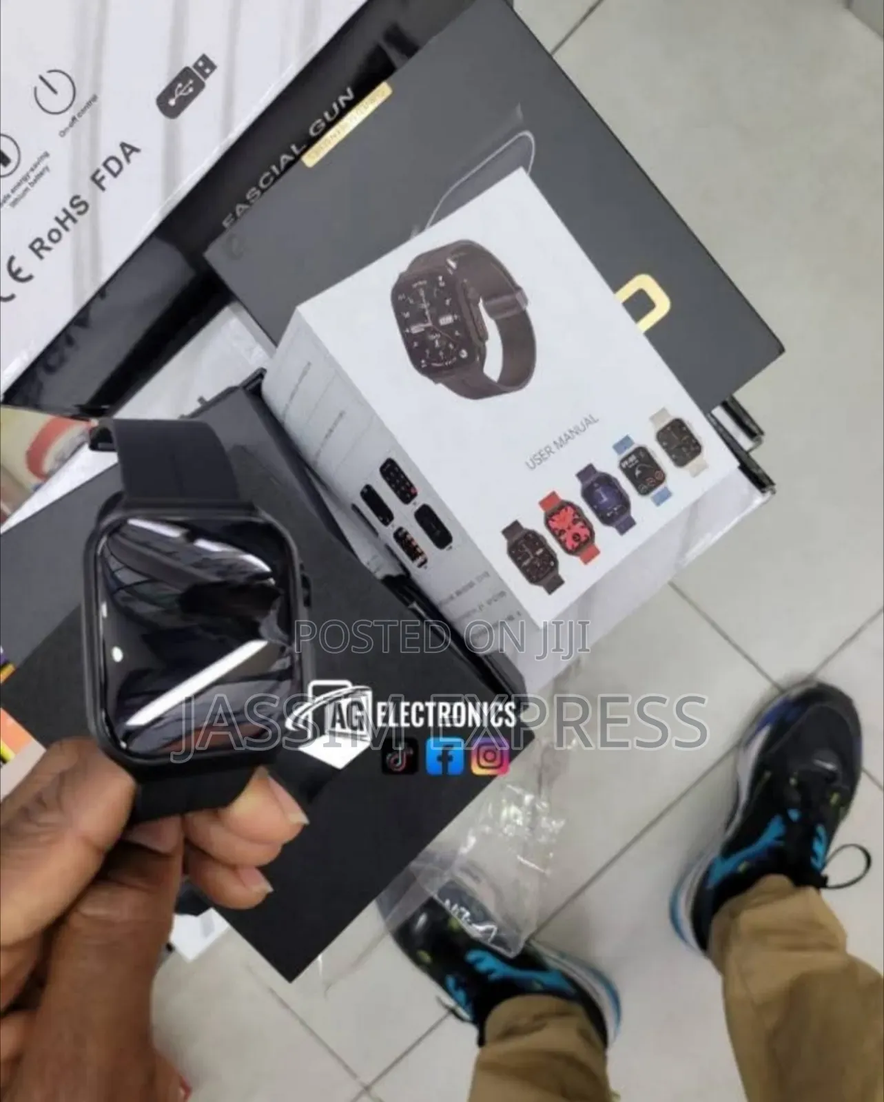 Original 3d Curved Super Amoled Waterproof Smartwatch