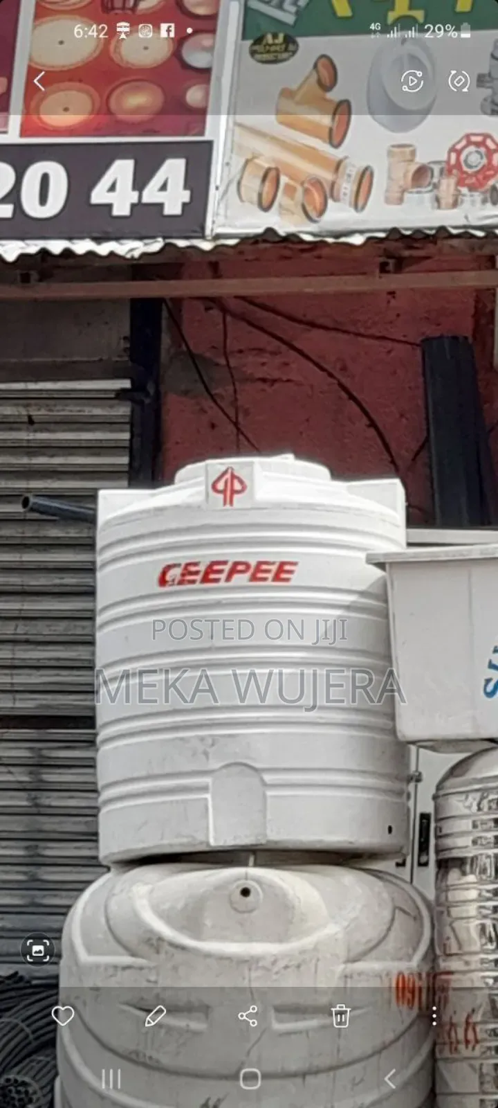 Geepee Plastic Tanker