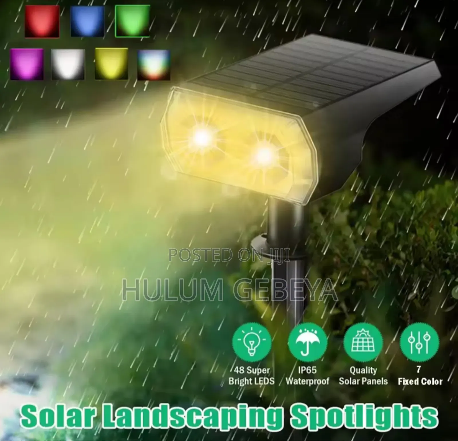 Solar Monitaring Lamp