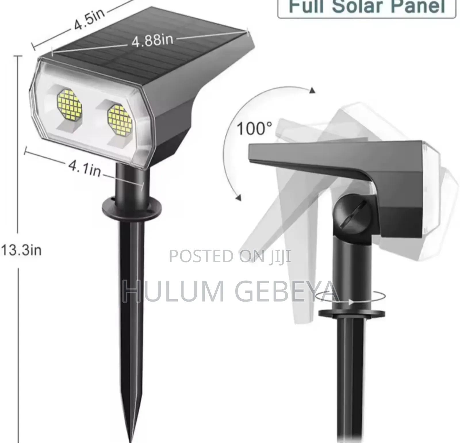 Solar Monitaring Lamp